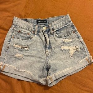 Aeropostale High Rise Mom Shorts